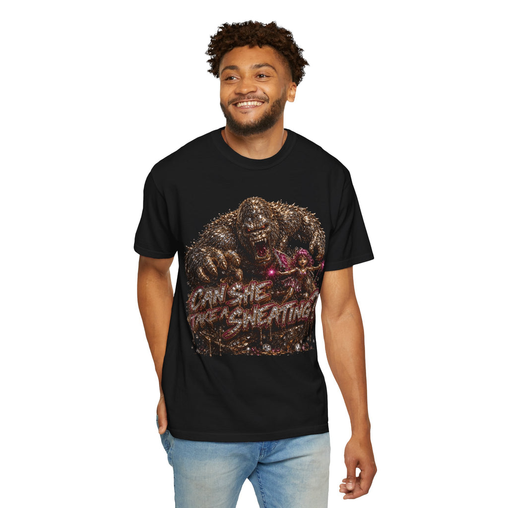 "Can She Take A Sweating?" Graphic T-Shirt by Harley Knox