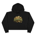 "Numbers" Cropped Hoodie by Harley Knox