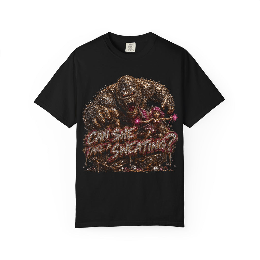 "Can She Take A Sweating?" Graphic T-Shirt by Harley Knox