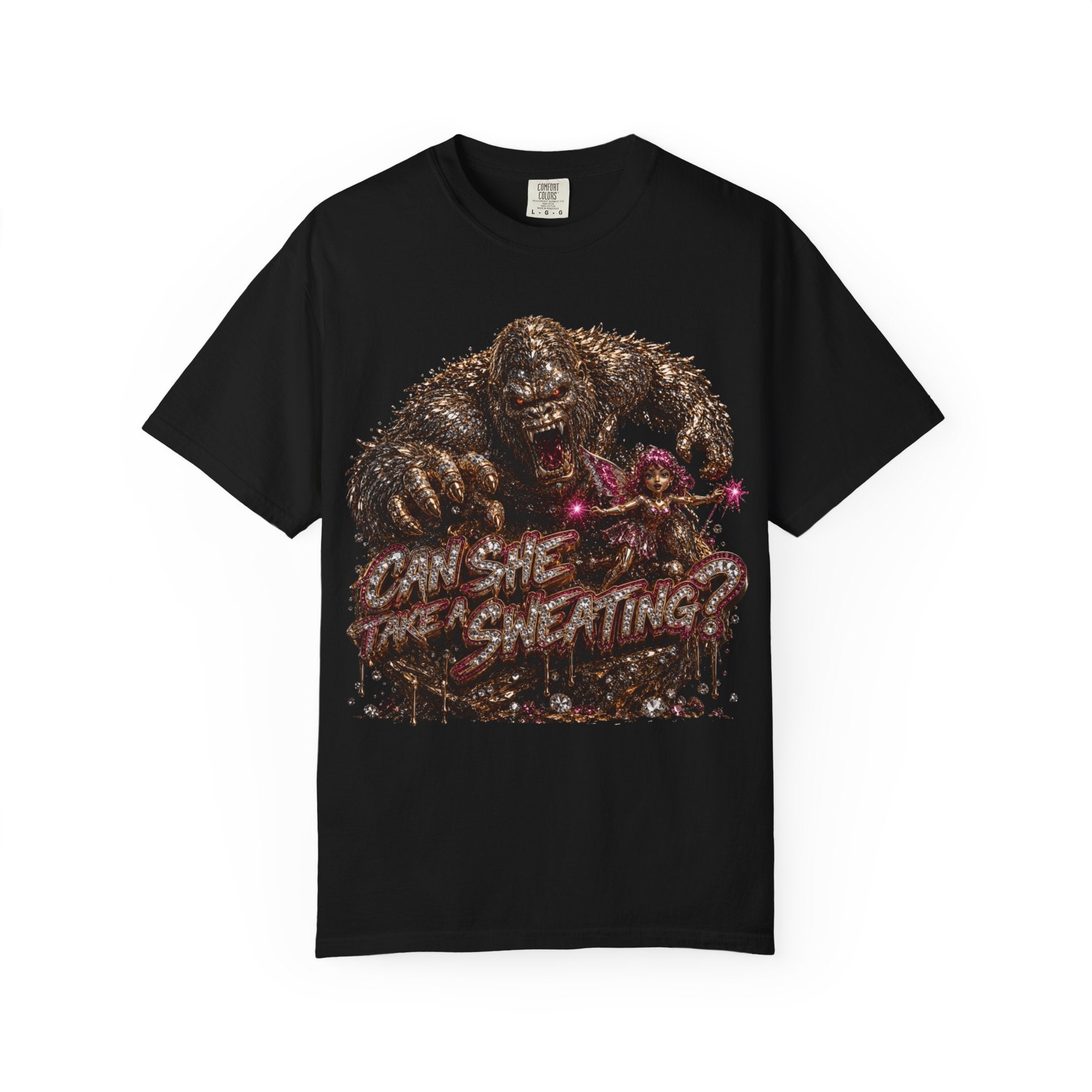 "Can She Take A Sweating?" Graphic T-Shirt by Harley Knox